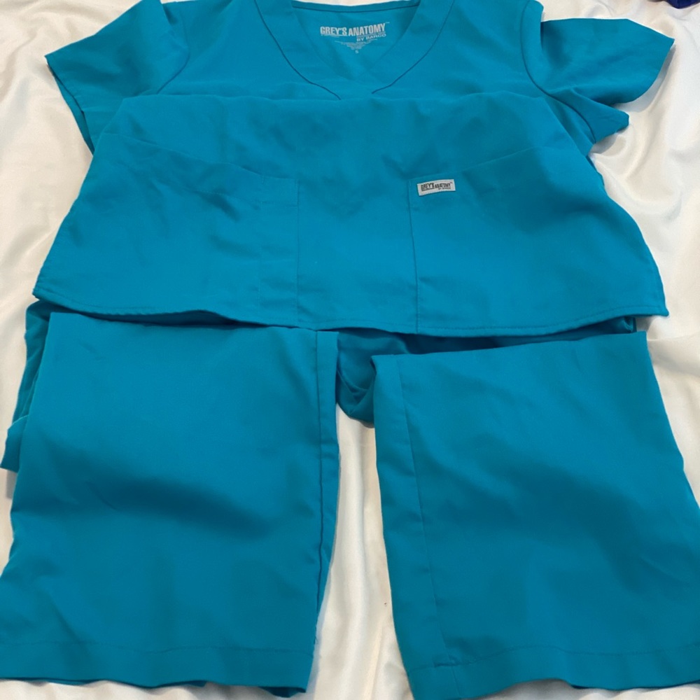 Teal small Greys Anatomy Scrub Set